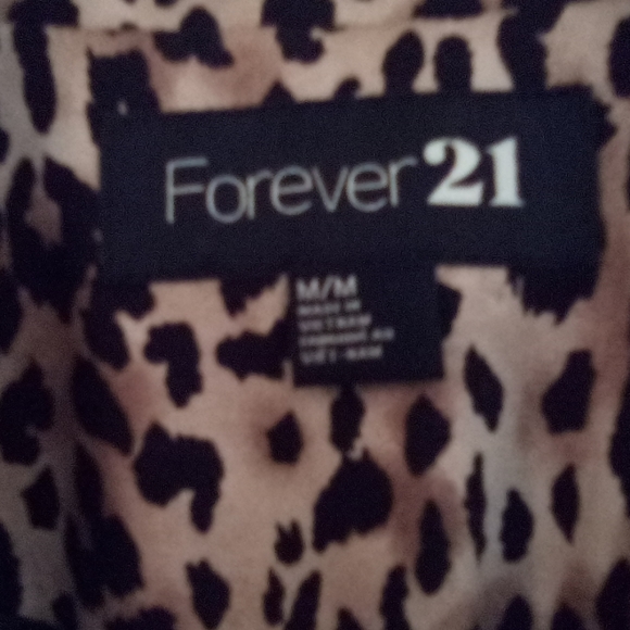 FOREVER 21 CHEATAH PRINT JACKET - Picture 3 of 5